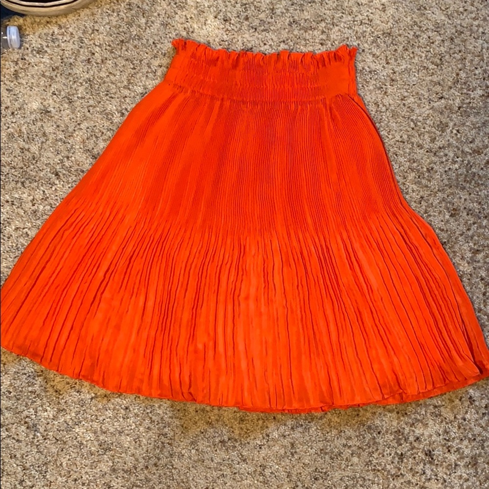 Orange skirt